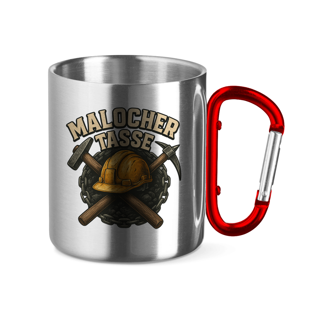Malocher Edelstahl Tasse – Geschenk für Arbeiter