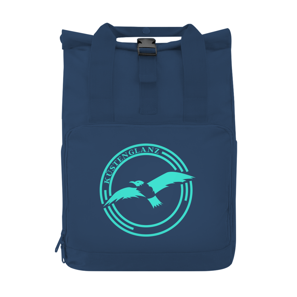 Rucksack mit Seitentasche Küstenglanz Logo