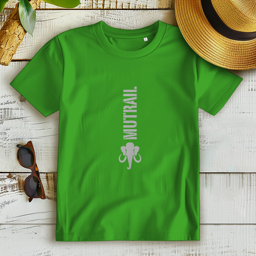 MUTRAIL™ Core Line T-Shirt Damen in Grün – femininer Schnitt aus 100 % Bio-Baumwolle