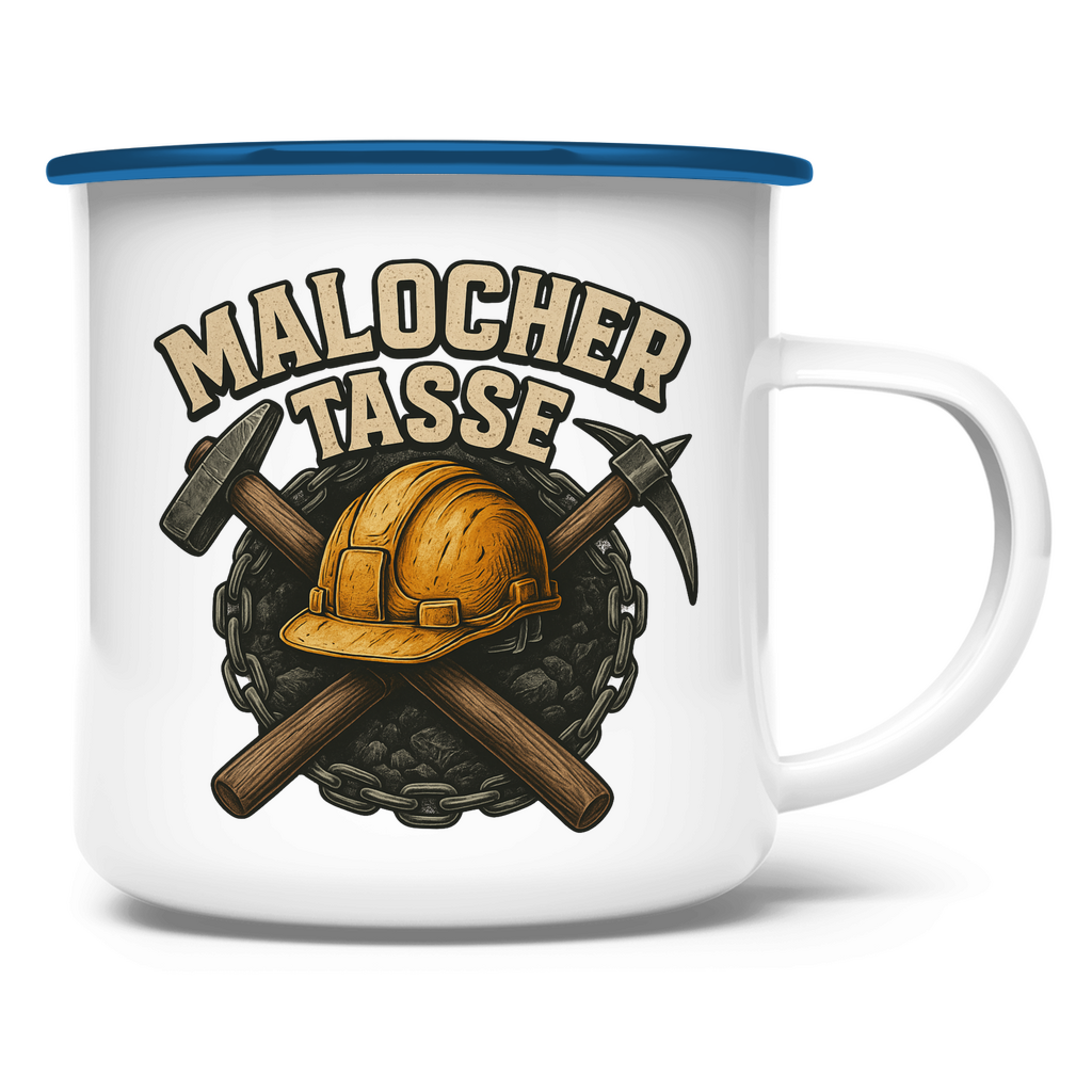 Emaille Tasse Malocher Tasse