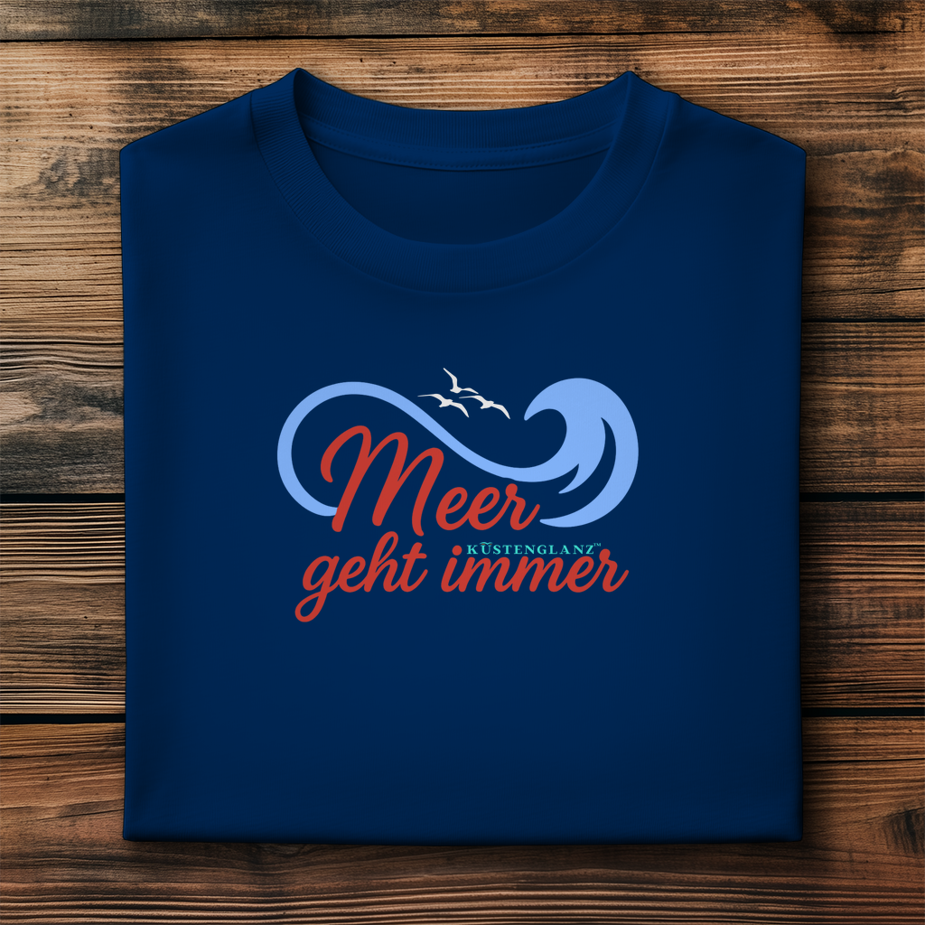 Herren Premium Bio T-Shirt Meer geht immer Küstenglanz