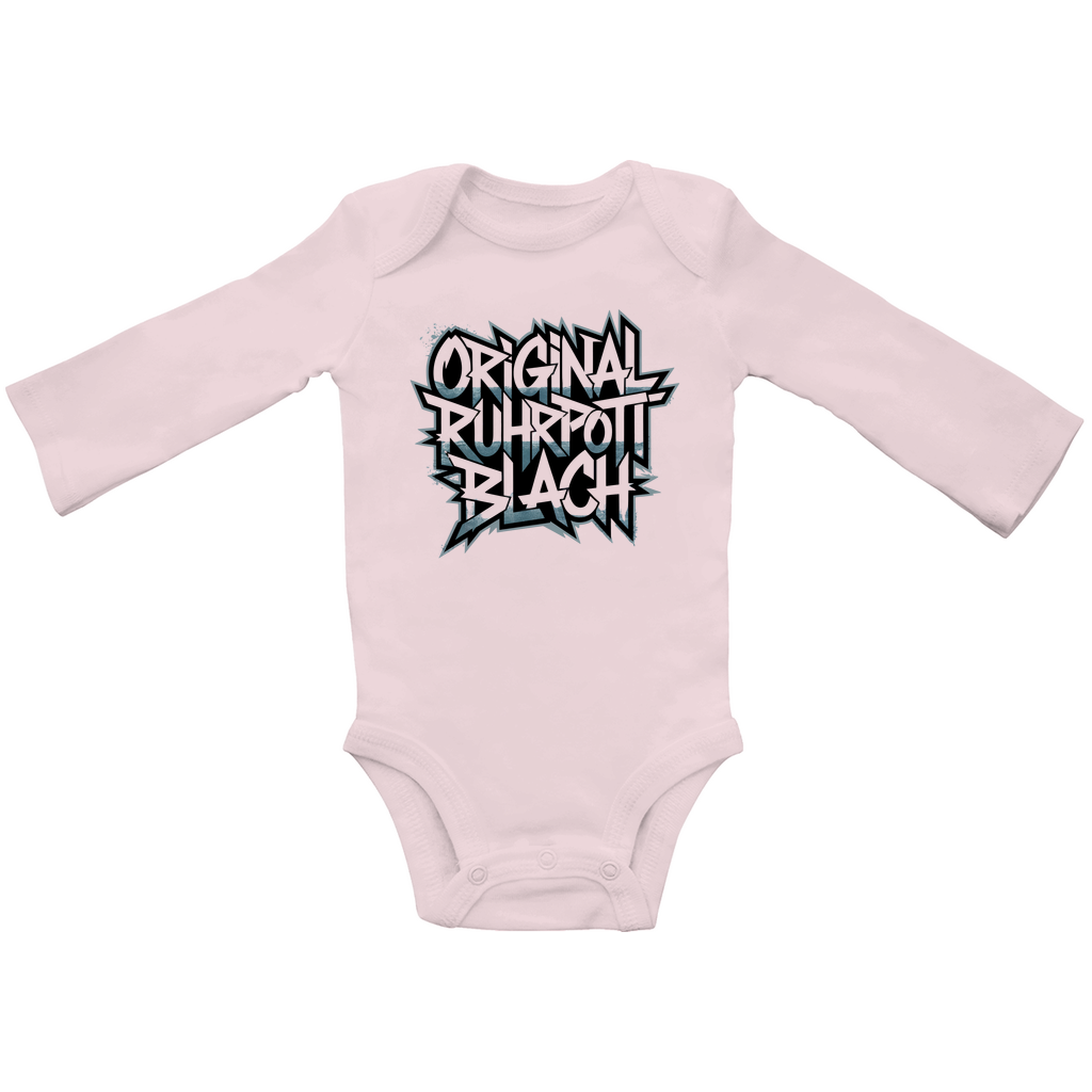Kids Baby Bio Bodysuite Langarm Original Ruhrpott Blach