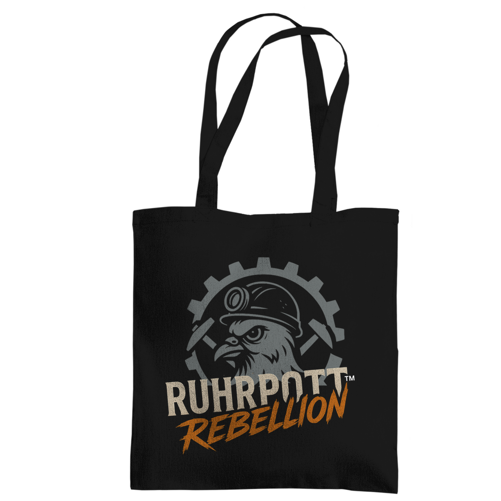Ruhrpott Rebellion™ Tragetasche – Baumwolle Schwarz