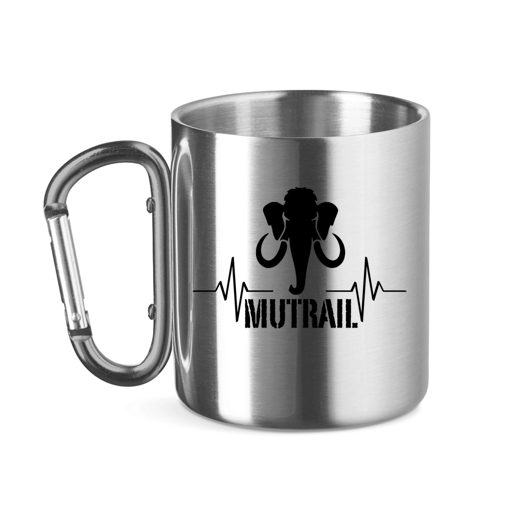 Doppelwandige Camping Tasse MUTRAIL™ mit Karabiner