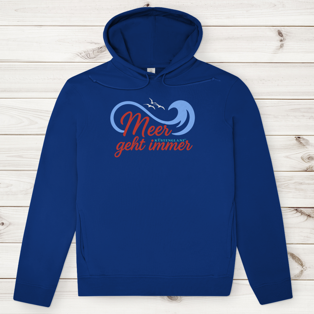 Herren Premium Bio Hoodie Meer geht immer Küstenglanz