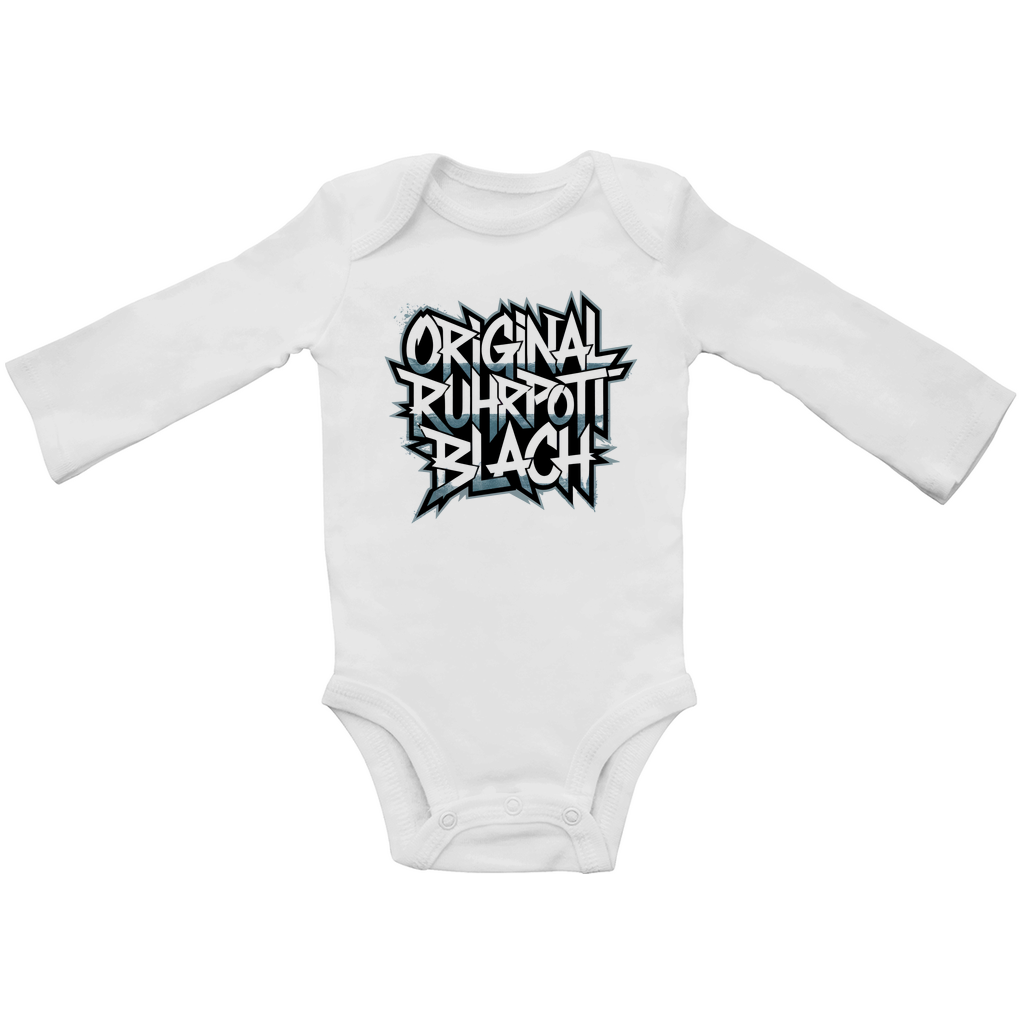 Kids Baby Bio Bodysuite Langarm Original Ruhrpott Blach