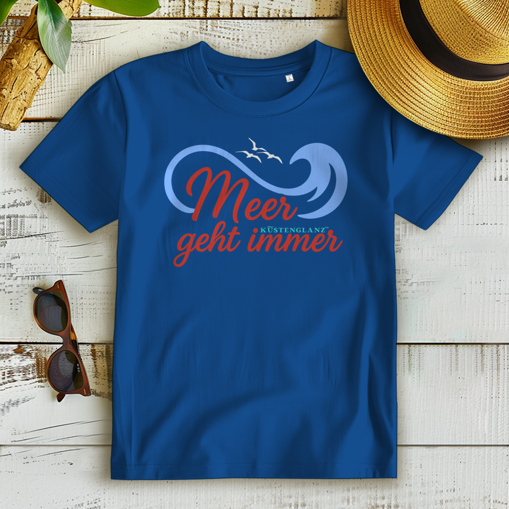 Damen Premium Bio T-Shirt Meer geht immer Küstenglanz