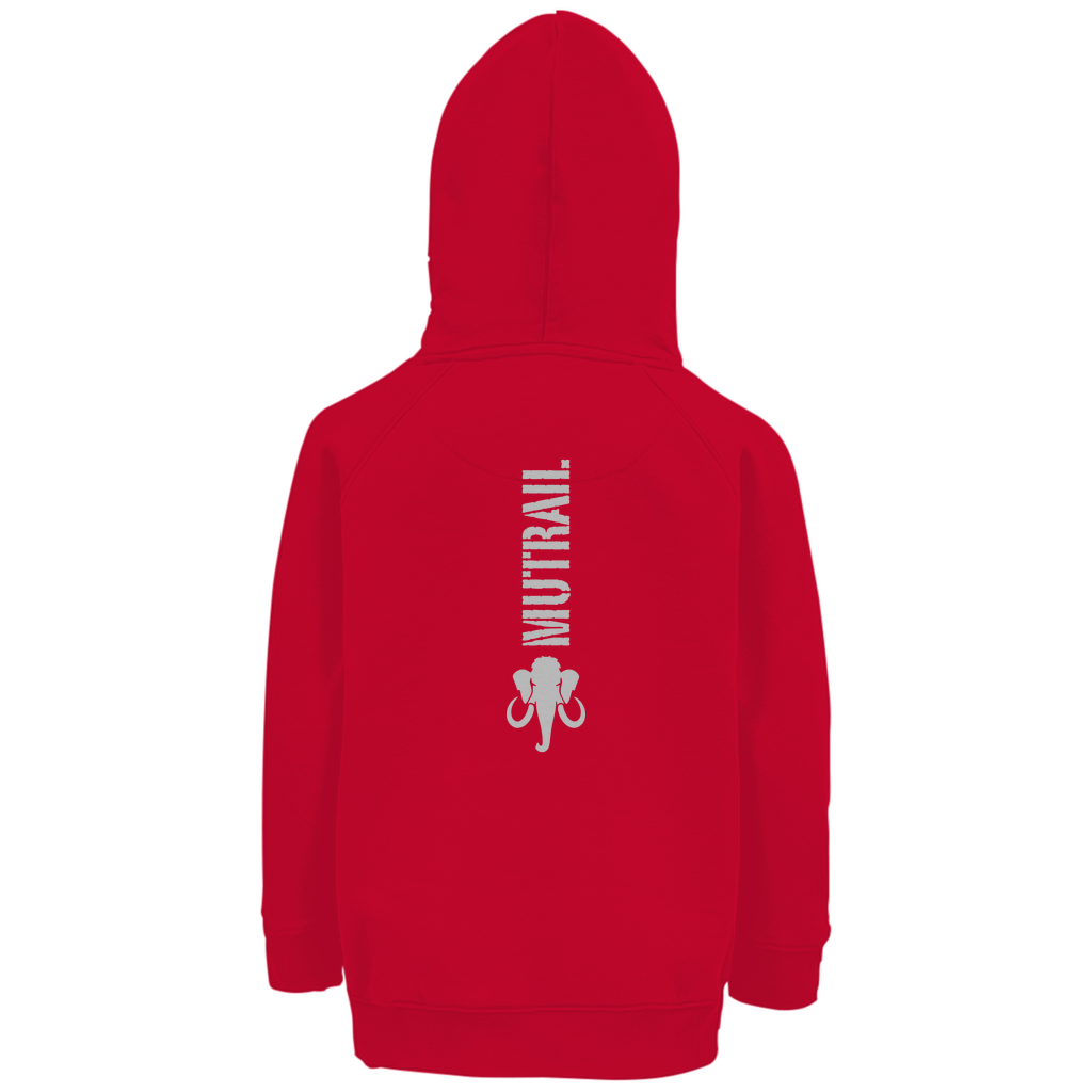 Nachhaltiger Kinder Bio Hoodie MUTRAIL™ Rückseite