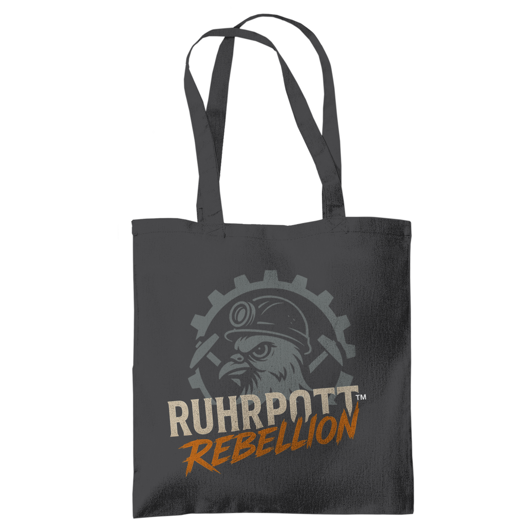 Baumwoll Tote Bag Ruhrpott Rebellion Schwarz