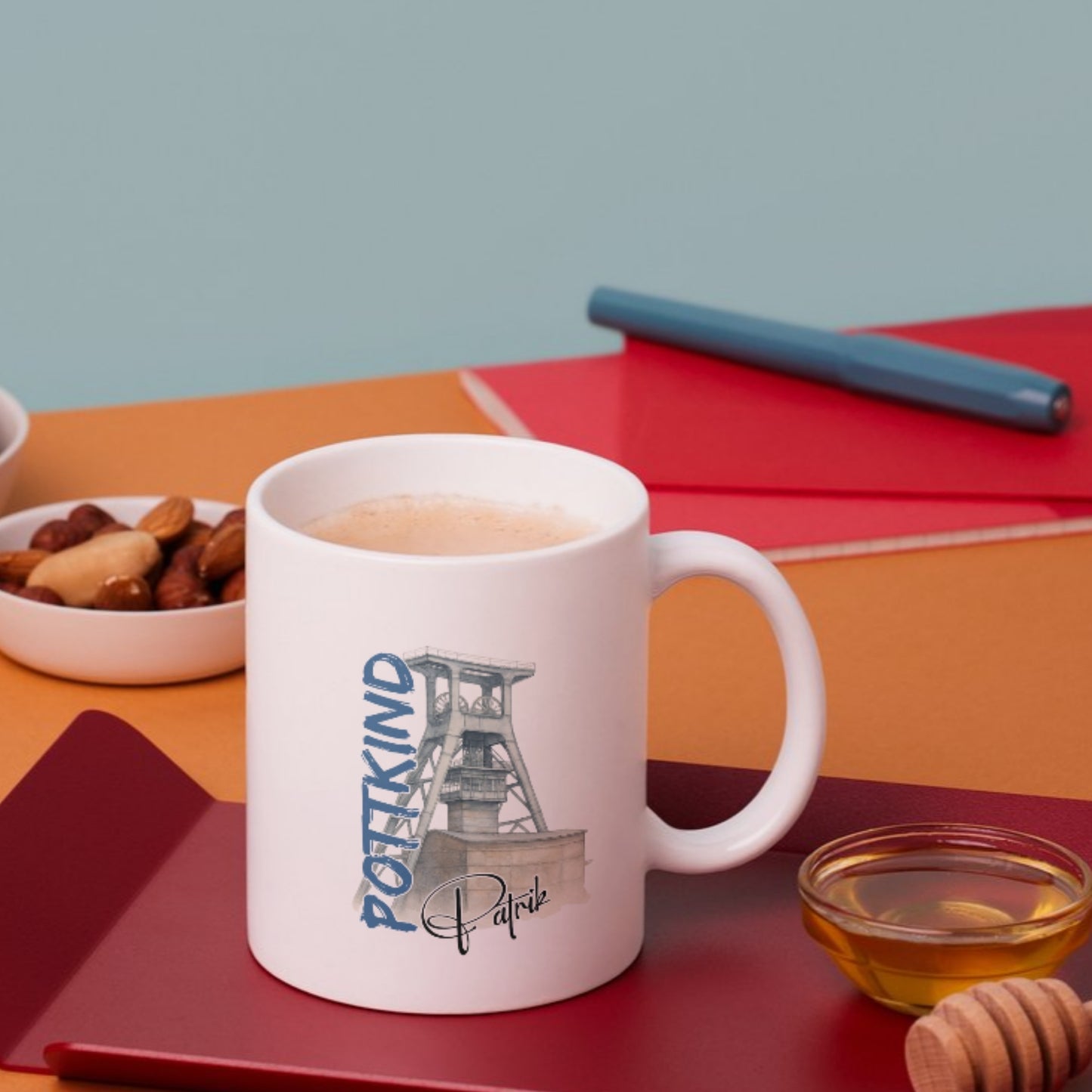 Personalisierte Tasse Pottkind Pottmädchen Pottjunge – Keramiktasse mit Wunschname