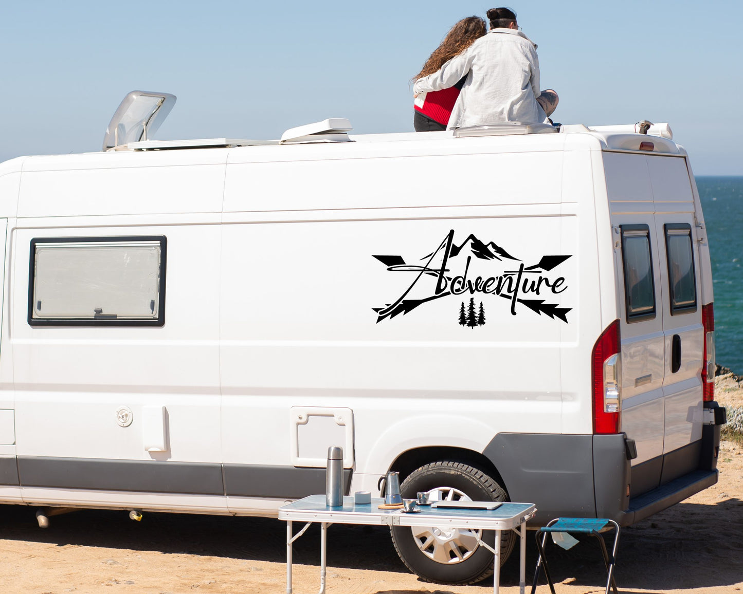 Vinyl Aufkleber Adventure für Camper & Wohnmobile