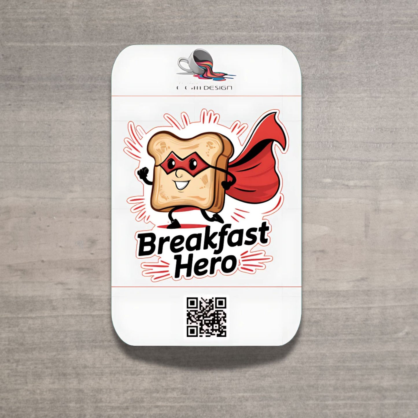 Breakfast Hero Sticker