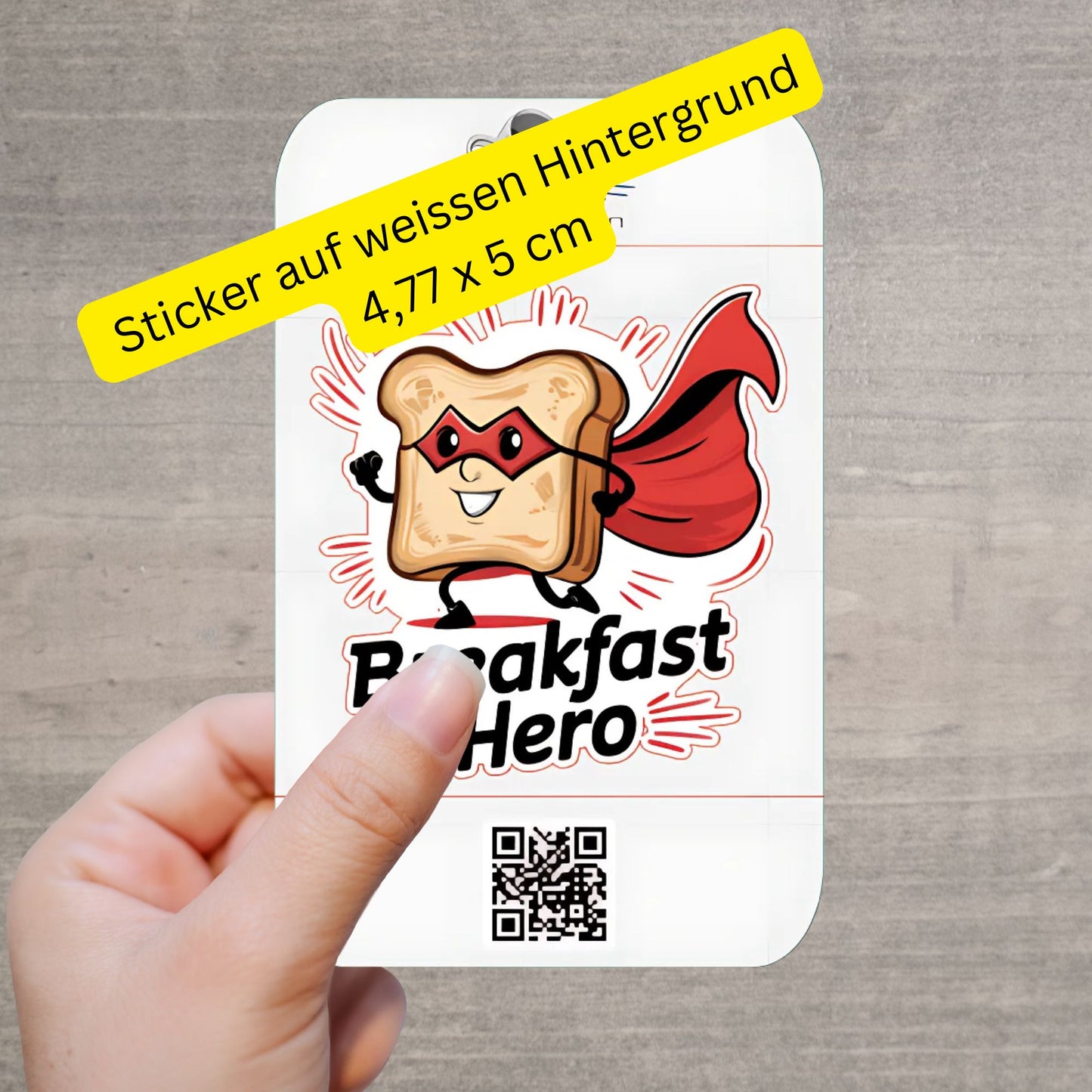 Breakfast Hero Sticker