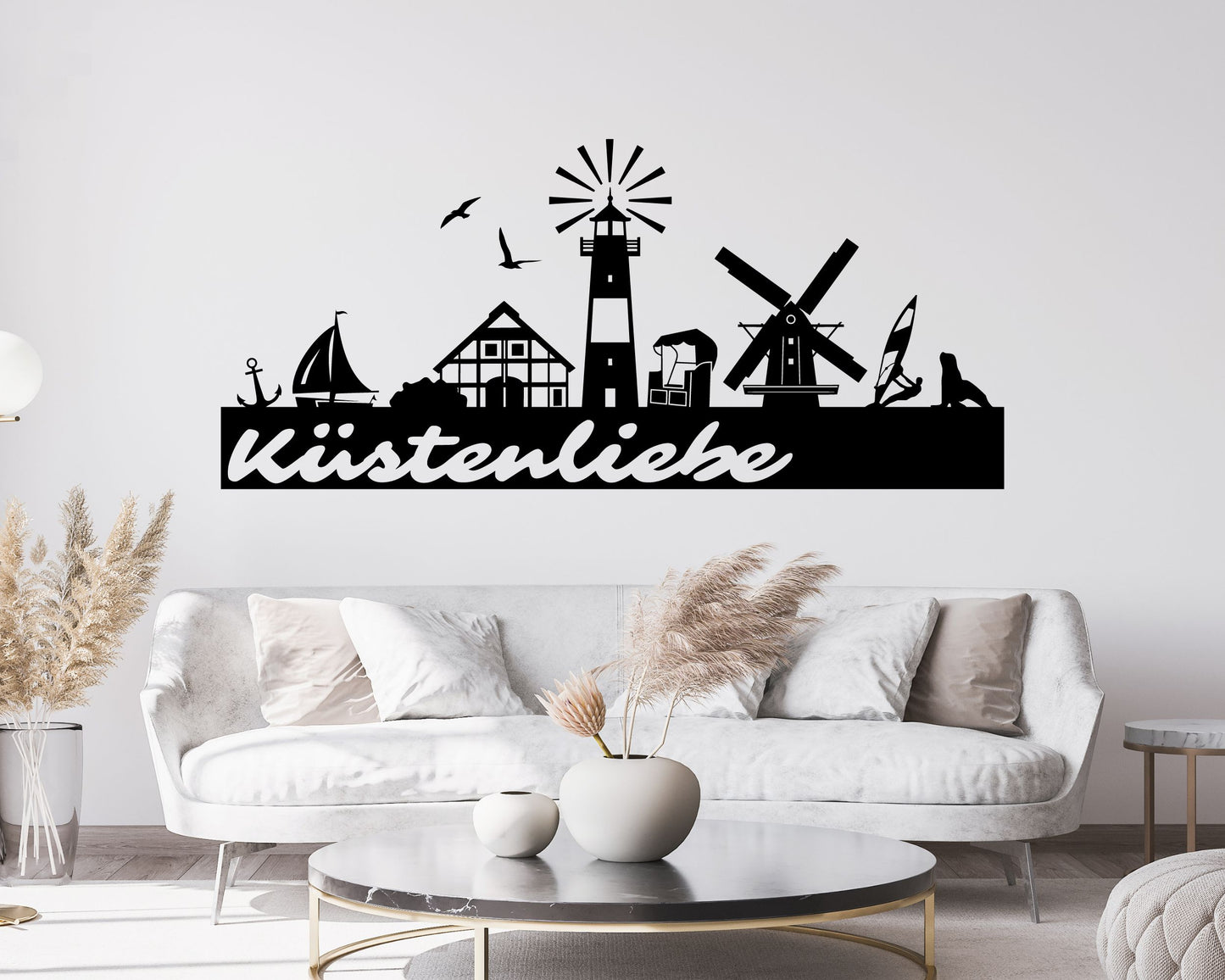 Küstenliebe SVG Datei maritimes Motiv