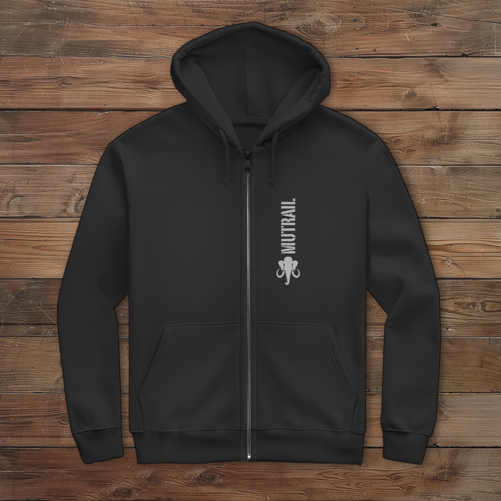 Herren Zipper Hoodie Fear Less. Live More
