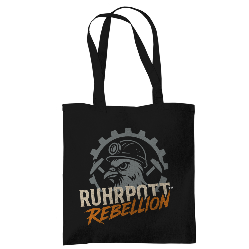 Ruhrpott Rebellion™ Tragetasche – Baumwolle Schwarz