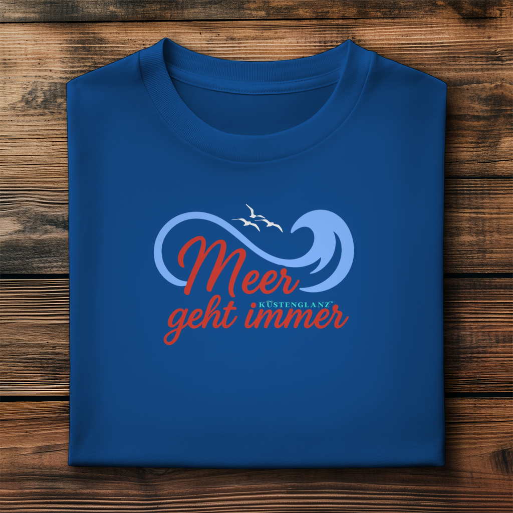 Herren Premium Bio T-Shirt Meer geht immer Küstenglanz