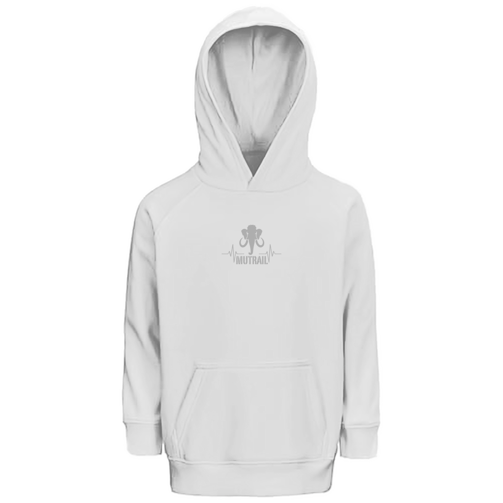 MUTRAIL™ Kinder Hoodie Vorderseite mit Mammut-Design