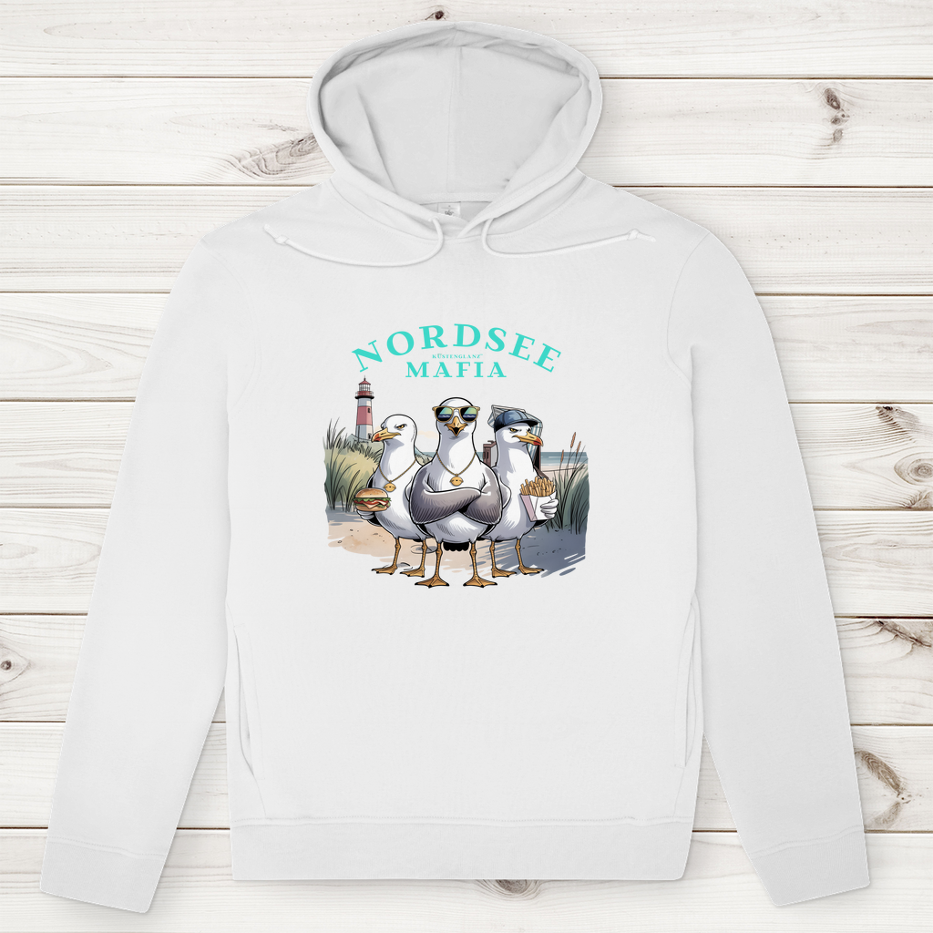 Herren Premium Bio Hoodie Nordsee Mafia