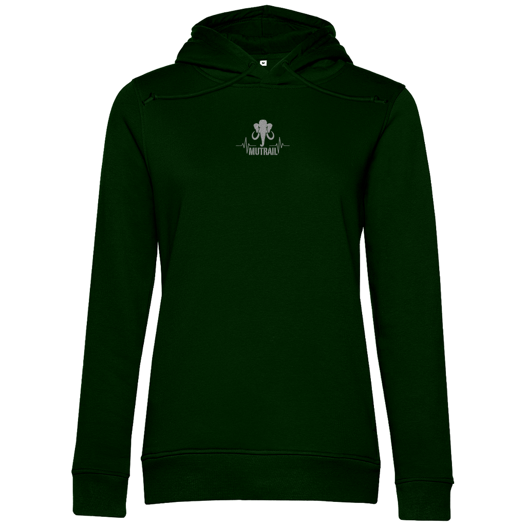 Nachhaltiger Damen Hoodie mit Logo – MUTRAIL™