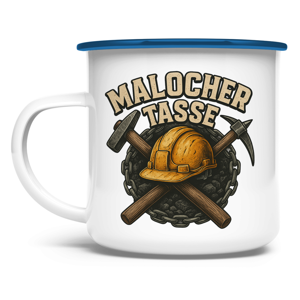 Emaille Tasse Malocher Tasse