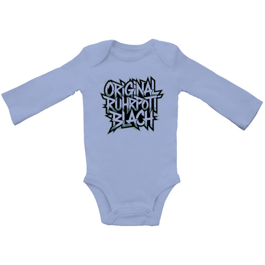 Kids Baby Bio Bodysuite Langarm Original Ruhrpott Blach