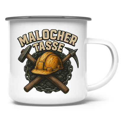 Emaille Tasse Malocher Tasse