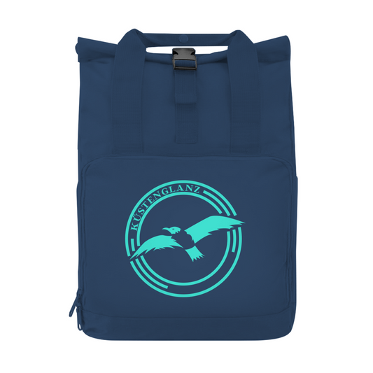 Rucksack mit Seitentasche Küstenglanz Logo