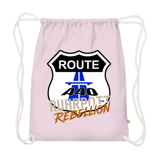 Kordelzug Premium Bio Turnbeutel 13 l mit Ruhrpott Rebellion Motiv