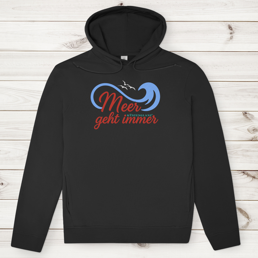 Herren Premium Bio Hoodie Meer geht immer Küstenglanz