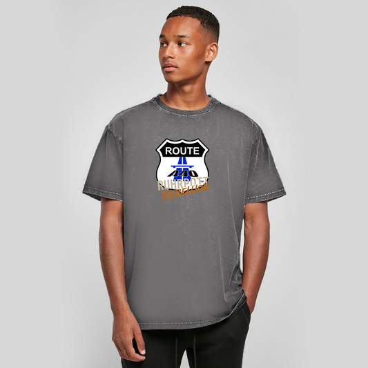 Oversize Washed T-Shirt – Route A40 Ruhrpott Rebellion