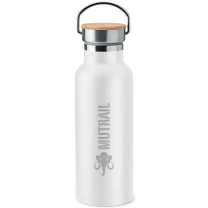 Isolierte MUTRAIL™ Core Line Trinkflasche Edelstahl & Bambus