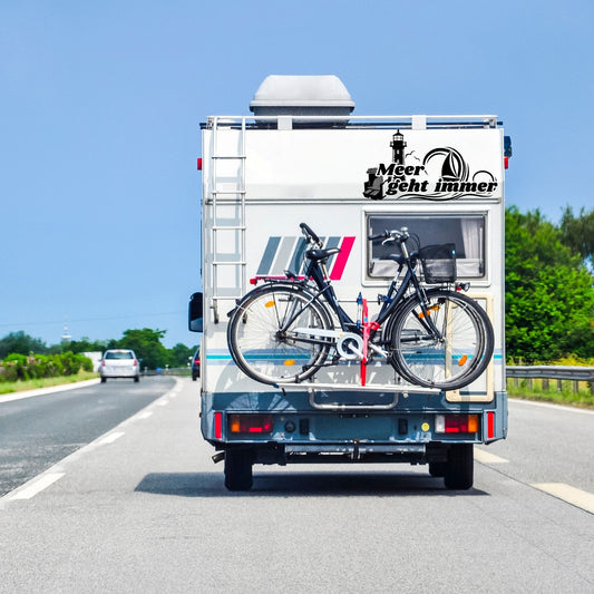 Vinyl Aufkleber „Meer geht immer“ – Maritimer Sticker