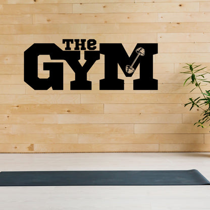The GYM Wandaufkleber - Wanddekoration für den Fitnessraum