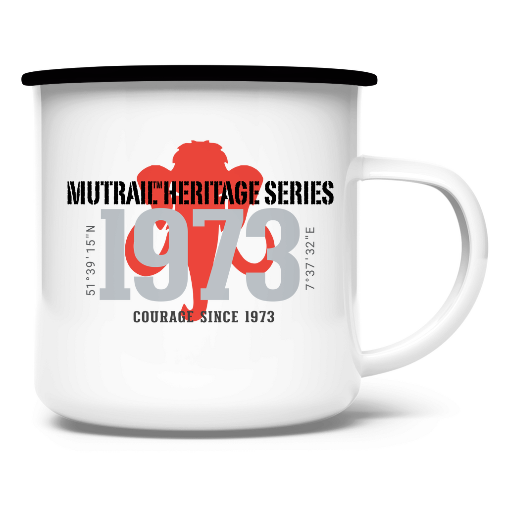 Emaille Tasse Mutrail Heritage Series
