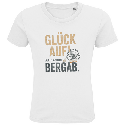 Kids Premium Bio T-Shirt Glück Auf! Alles andere ist Bergab