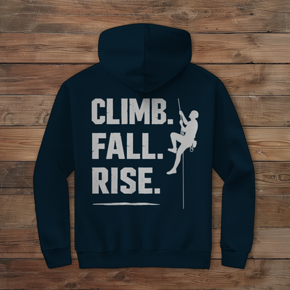 Mutrail Herren Premium Bio T-Shirt Climb Fall Rise