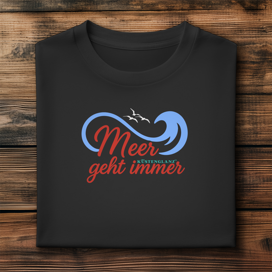 Herren Premium Bio T-Shirt Meer geht immer Küstenglanz