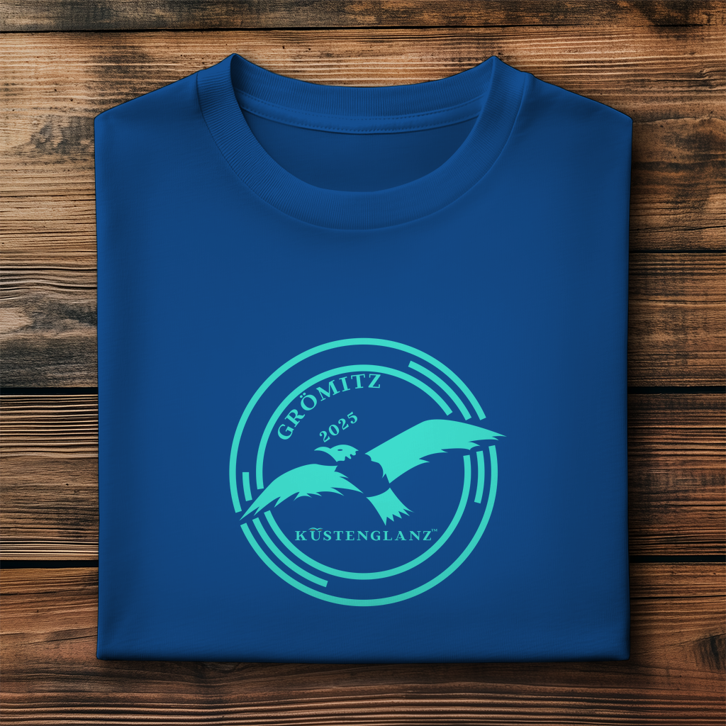 Herren Bio T-Shirt personalisiert – Maritimes Küstenglanz Shirt