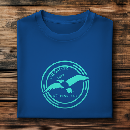 Herren Bio T-Shirt personalisiert – Maritimes Küstenglanz Shirt