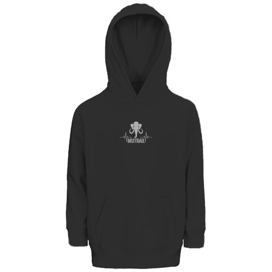 MUTRAIL™ Kinder Hoodie Vorderseite mit Mammut-Design
