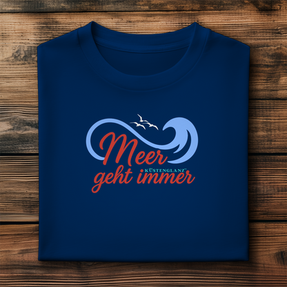 Herren Premium Bio T-Shirt Meer geht immer Küstenglanz