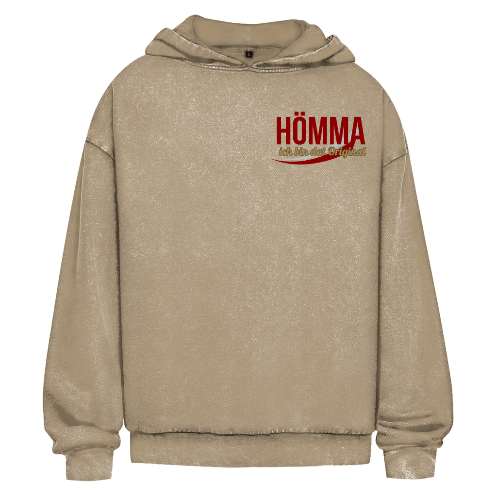 Oversize Washed Hoodie Hömma, ich bin dat Original