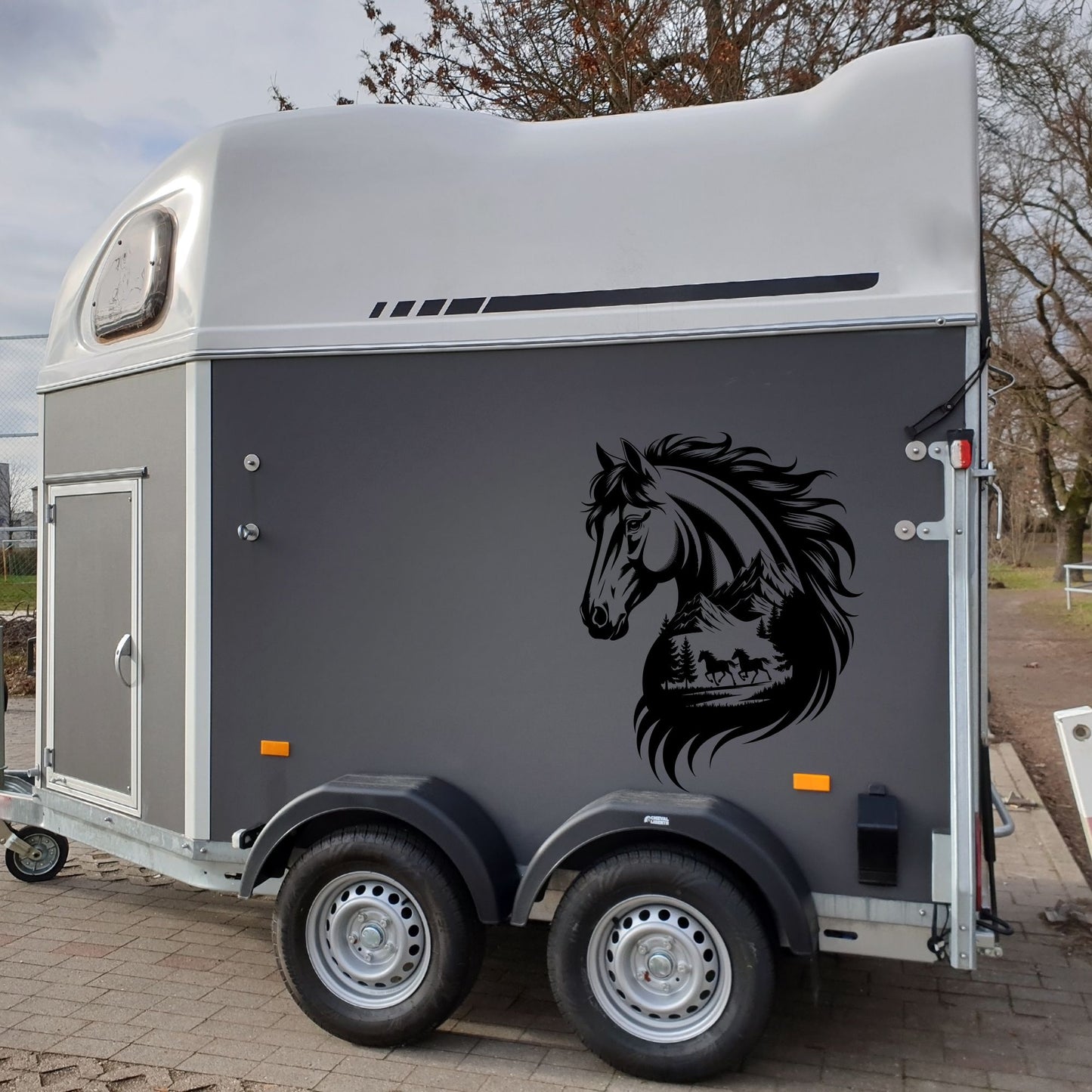 Vinyl-Aufkleber – Einzeln oder als Set für Wohnmobil, Pferdeanhänger, Auto, Wand usw.