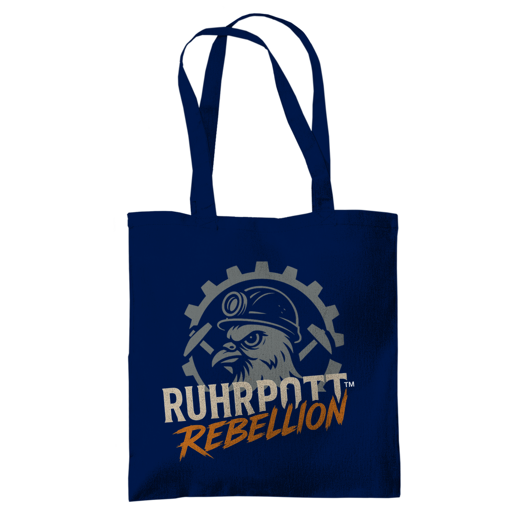 Ruhrpott Rebellion™ Tragetasche – Baumwolle Schwarz