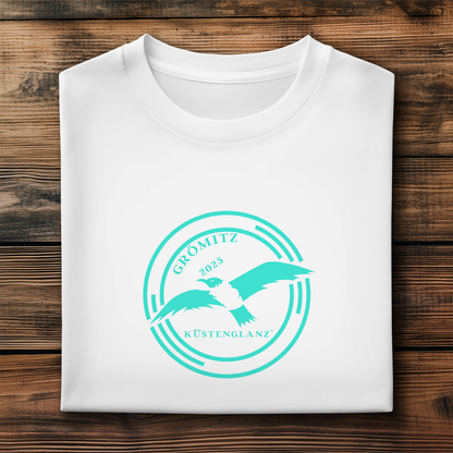 Herren Bio T-Shirt personalisiert – Maritimes Küstenglanz Shirt