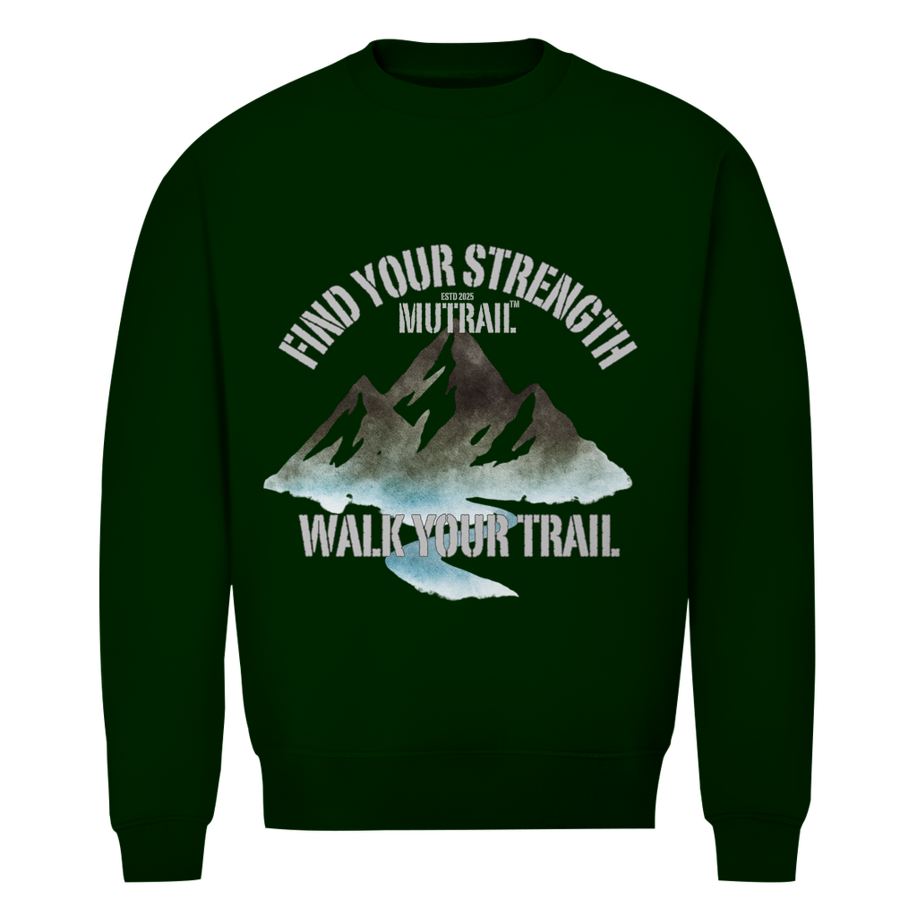 Herren Premium Bio Sweatshirt Find Your Strength