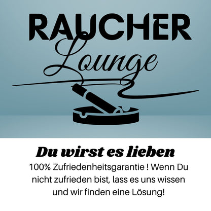 Vinyl Aufkleber "Raucher lounge"