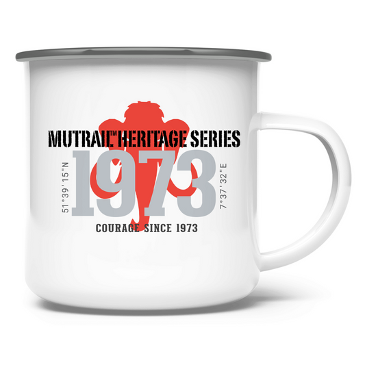 Emaille Tasse Mutrail Heritage Series