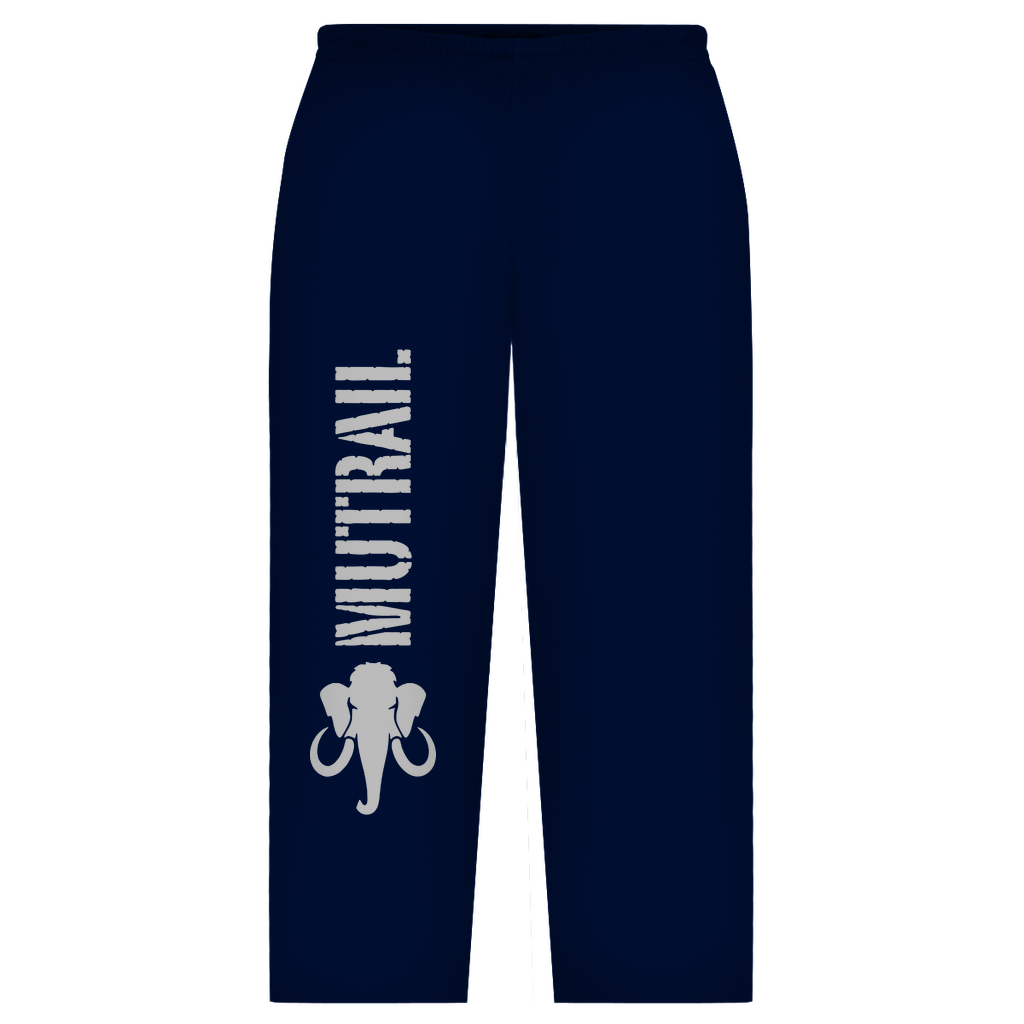 MUTRAIL™ Core Line Oversize Sweatpants in Navy mit vertikalem Mammut-Logo